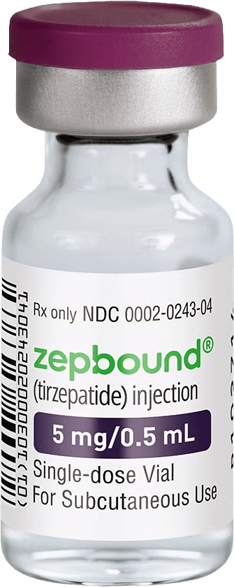 Zepbound (tirzepatide) injection vial